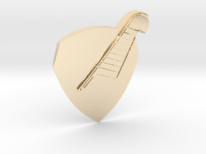 Maat Guitar Pick V2 (Metal) in 14k Gold Plated Brass