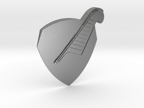 Maat Guitar Pick V2 (Metal) in Natural Silver