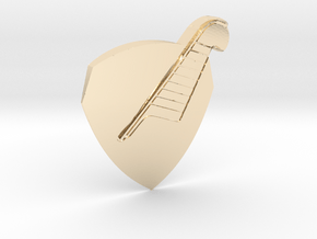 Maat Guitar Pick V2 (Metal) in 14K Yellow Gold