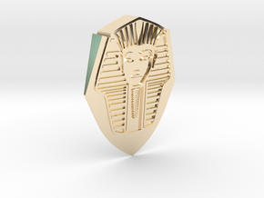 Pharaoh Guitar Pick (Metal) in 14k Gold Plated Brass