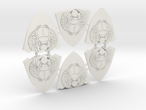 Scarab Beetle Guitar Pick (6 Pack) in Accura Xtreme 200