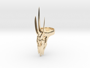 Sauron Ring - Size 7 in 9K Yellow Gold 