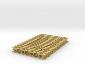 Sennebogen 5500 Starlifter - track pads in Tan Fine Detail Plastic