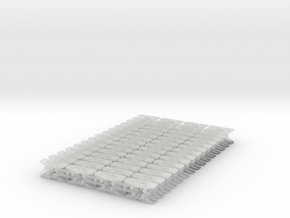 Sennebogen 5500 Starlifter - track pads in Clear Ultra Fine Detail Plastic