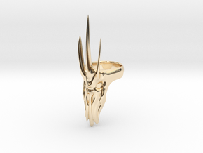 Sauron Ring - Size 8 in 14K Yellow Gold