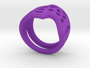 Organic Ring in Purple Processed Versatile Plastic: 6 / 51.5