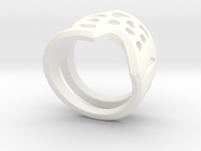 Organic Ring in White Premium Versatile Plastic: 6 / 51.5