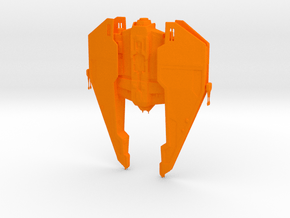 Micromachine Star Wars Sith Fury class in Orange Smooth Versatile Plastic