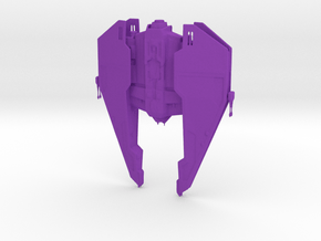 Micromachine Star Wars Sith Fury class in Purple Smooth Versatile Plastic