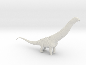 Alamosaurus in White Natural Versatile Plastic