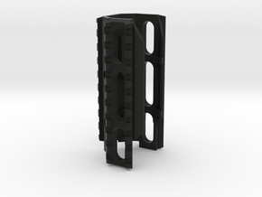KWC mini uzi slim tri-rail handguard in Black Natural Versatile Plastic