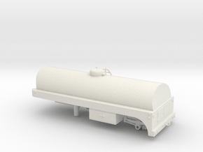 1/64th Fruehauf type 20 foot Milk Tanker in White Natural Versatile Plastic