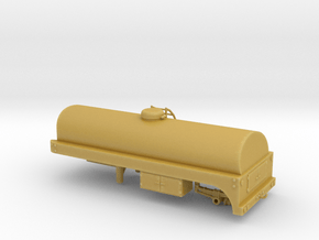 1/64th Fruehauf type 20 foot Milk Tanker in Tan Fine Detail Plastic