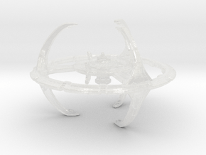 Cardassian Nor Type Station (DS9) 1/40000 in Clear Ultra Fine Detail Plastic