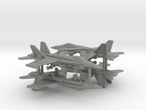 F/A-18C Hornet (Clean) in Gray PA12: 1:350