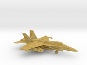 F/A-18C Hornet (Loaded) in Tan Fine Detail Plastic: 1:200