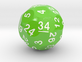 d34 Optimal Packing Sphere Dice in Smooth Full Color Nylon 12 (MJF)