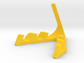 Phone stand in Yellow Smooth Versatile Plastic