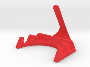 Phone stand in Red Smooth Versatile Plastic