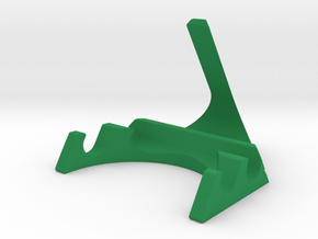 Phone stand in Green Smooth Versatile Plastic