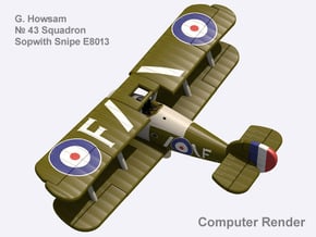 George Howsam Sopwith Snipe (full color) in Natural Full Color Nylon 12 (MJF)