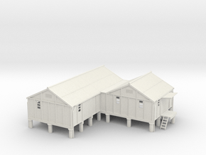 z-76-l-shaped-double-med-trader-shed1 in White Natural Versatile Plastic