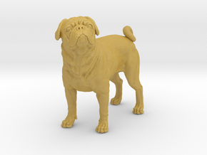 Pug 1:16 Standing Male in Tan Fine Detail Plastic