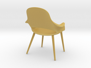 Miniature Eames Organic Chair - Charles Eames  in Tan Fine Detail Plastic