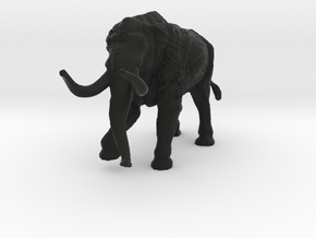 Woolly Mammoth Elephant in Black Natural TPE (SLS)
