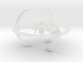 Cardassian Nor Type Station (DS9) 1/20000 in Clear Ultra Fine Detail Plastic