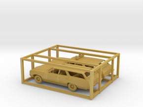 1/160 1970 Chevrolet Impala FireChief Wagon Set V2 in Tan Fine Detail Plastic