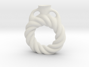 Vase 85702 in White Natural Versatile Plastic