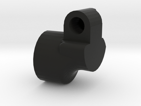 AR stock adapter for KWC mini uzi (folding,tilted) in Black Natural Versatile Plastic