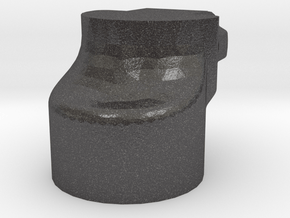 AR stock adapter for KWC mini uzi (folding) in Dark Gray PA12 Glass Beads