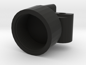 AR stock adapter for KWC mini uzi (fixed, tilted) in Black Natural Versatile Plastic