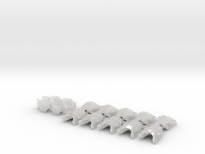 Xeno War Exterminator Shins (2023 Multipart Kit) in Clear Ultra Fine Detail Plastic