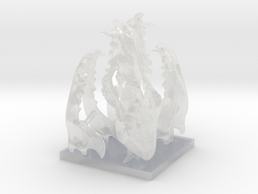 3D Printed Wolf Skull Model (1:6 Scale ) 2 psc in Clear Ultra Fine Detail Plastic