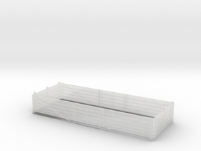 L&Y 5 plank fruit open wagon for Clear Ultra Fine in Clear Ultra Fine Detail Plastic