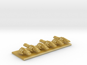1-2000 Freightabout Tankers x6 in Tan Fine Detail Plastic