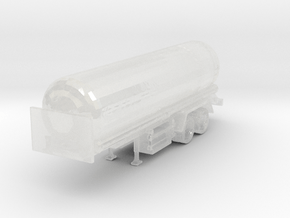 Tank Trailer 1/160 in Clear Ultra Fine Detail Plastic