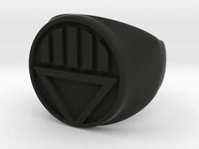 Black Ring, type A2 in Black Natural Versatile Plastic