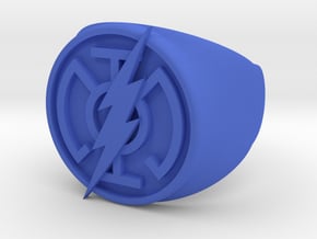 Blue Ring, type Av in Blue Processed Versatile Plastic