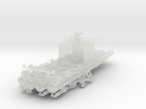 Torpedorohre Vierling offener Bedienstand 1:100 in Clear Ultra Fine Detail Plastic