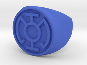 Blue Ring, type A1 in Blue Processed Versatile Plastic