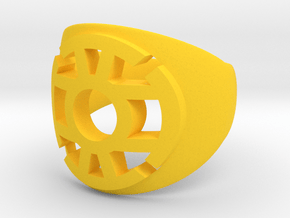 Golden Ring in Yellow Processed Versatile Plastic