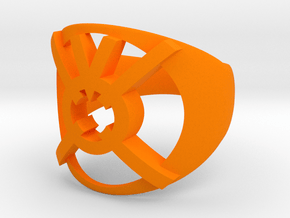 Orange Ring, type B1 in Orange Processed Versatile Plastic