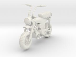 Honda CT 70 Minibike - 9 in in White Natural Versatile Plastic
