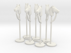 Romper Room - Hobby Horses in White Natural Versatile Plastic