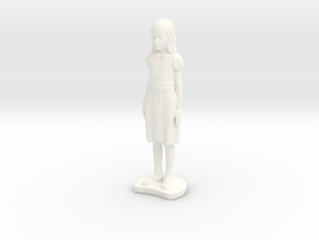 Romper Room - Girl 1 Standing in White Processed Versatile Plastic