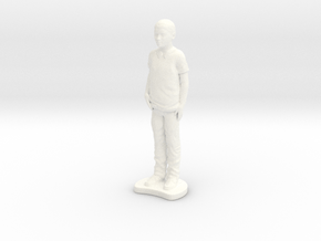 Romper Room - Boy 1 Standing in White Processed Versatile Plastic